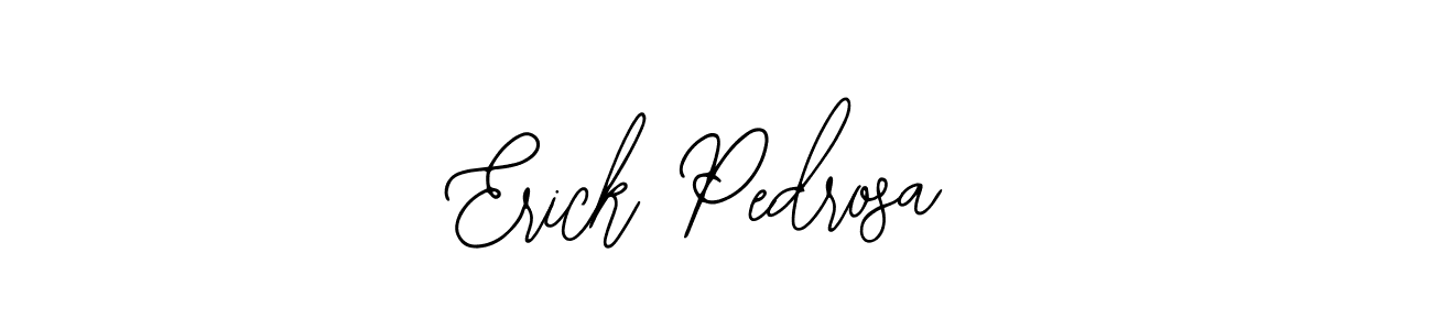 The best way (Bearetta-2O07w) to make a short signature is to pick only two or three words in your name. The name Erick Pedrosa include a total of six letters. For converting this name. Erick Pedrosa signature style 12 images and pictures png