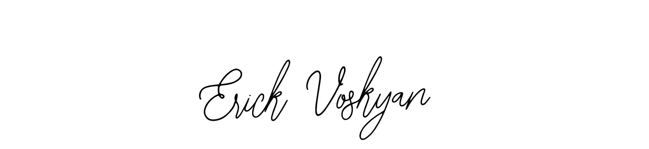 Use a signature maker to create a handwritten signature online. With this signature software, you can design (Bearetta-2O07w) your own signature for name Erick Voskyan. Erick Voskyan signature style 12 images and pictures png