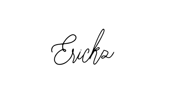 How to make Erickz name signature. Use Bearetta-2O07w style for creating short signs online. This is the latest handwritten sign. Erickz signature style 12 images and pictures png