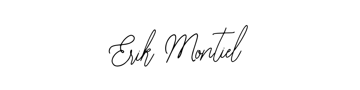 Use a signature maker to create a handwritten signature online. With this signature software, you can design (Bearetta-2O07w) your own signature for name Erik Montiel. Erik Montiel signature style 12 images and pictures png