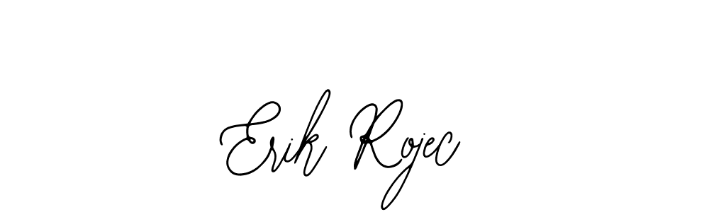 How to make Erik Rojec name signature. Use Bearetta-2O07w style for creating short signs online. This is the latest handwritten sign. Erik Rojec signature style 12 images and pictures png