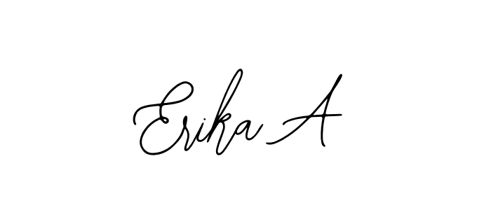 Similarly Bearetta-2O07w is the best handwritten signature design. Signature creator online .You can use it as an online autograph creator for name Erika A. Erika A signature style 12 images and pictures png