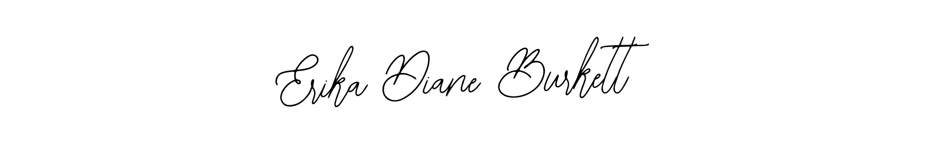 How to make Erika Diane Burkett name signature. Use Bearetta-2O07w style for creating short signs online. This is the latest handwritten sign. Erika Diane Burkett signature style 12 images and pictures png