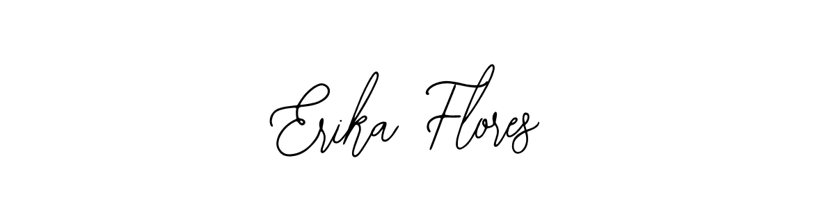 You should practise on your own different ways (Bearetta-2O07w) to write your name (Erika Flores) in signature. don't let someone else do it for you. Erika Flores signature style 12 images and pictures png