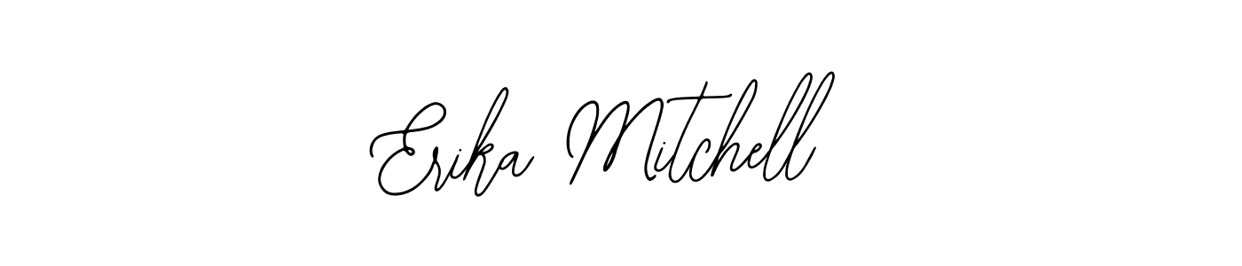 How to make Erika Mitchell name signature. Use Bearetta-2O07w style for creating short signs online. This is the latest handwritten sign. Erika Mitchell signature style 12 images and pictures png