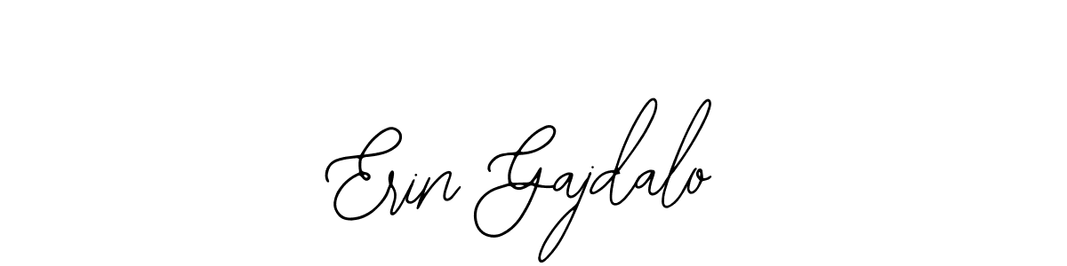You should practise on your own different ways (Bearetta-2O07w) to write your name (Erin Gajdalo) in signature. don't let someone else do it for you. Erin Gajdalo signature style 12 images and pictures png