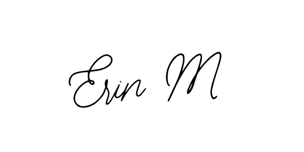 Make a beautiful signature design for name Erin M. Use this online signature maker to create a handwritten signature for free. Erin M signature style 12 images and pictures png