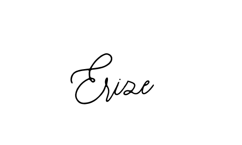 Design your own signature with our free online signature maker. With this signature software, you can create a handwritten (Bearetta-2O07w) signature for name Erize. Erize signature style 12 images and pictures png