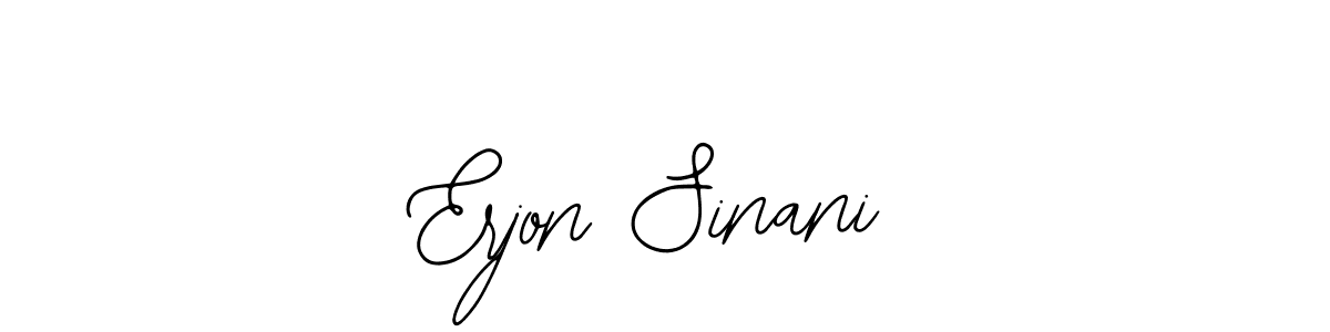 Create a beautiful signature design for name Erjon Sinani. With this signature (Bearetta-2O07w) fonts, you can make a handwritten signature for free. Erjon Sinani signature style 12 images and pictures png