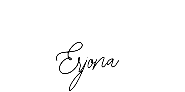 Bearetta-2O07w is a professional signature style that is perfect for those who want to add a touch of class to their signature. It is also a great choice for those who want to make their signature more unique. Get Erjona name to fancy signature for free. Erjona signature style 12 images and pictures png