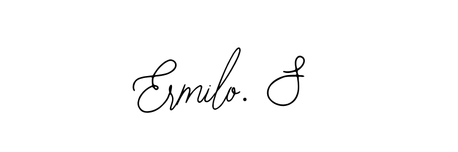You can use this online signature creator to create a handwritten signature for the name Ermilo. S. This is the best online autograph maker. Ermilo. S signature style 12 images and pictures png