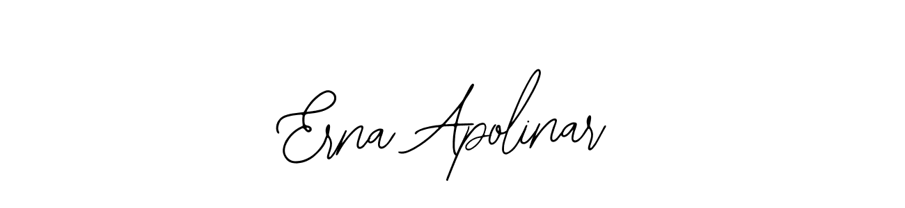 This is the best signature style for the Erna Apolinar name. Also you like these signature font (Bearetta-2O07w). Mix name signature. Erna Apolinar signature style 12 images and pictures png