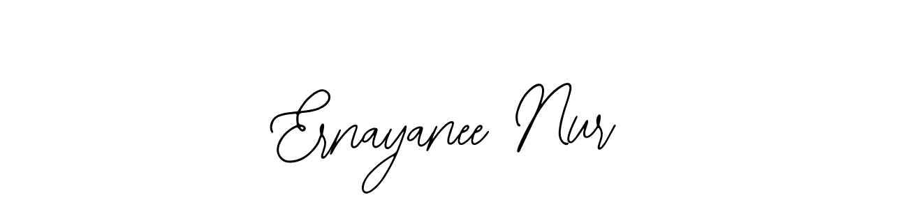 You should practise on your own different ways (Bearetta-2O07w) to write your name (Ernayanee Nur) in signature. don't let someone else do it for you. Ernayanee Nur signature style 12 images and pictures png