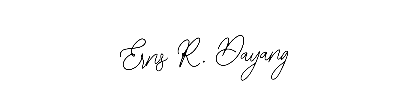 Design your own signature with our free online signature maker. With this signature software, you can create a handwritten (Bearetta-2O07w) signature for name Erns R. Dayang. Erns R. Dayang signature style 12 images and pictures png