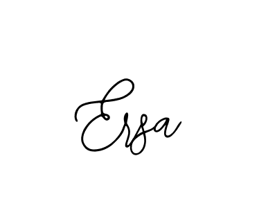 The best way (Bearetta-2O07w) to make a short signature is to pick only two or three words in your name. The name Ersa include a total of six letters. For converting this name. Ersa signature style 12 images and pictures png