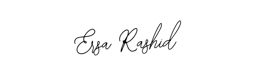 if you are searching for the best signature style for your name Ersa Rashid. so please give up your signature search. here we have designed multiple signature styles  using Bearetta-2O07w. Ersa Rashid signature style 12 images and pictures png