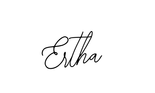 if you are searching for the best signature style for your name Ertha. so please give up your signature search. here we have designed multiple signature styles  using Bearetta-2O07w. Ertha signature style 12 images and pictures png