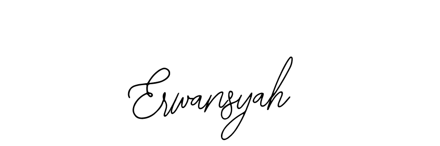 Use a signature maker to create a handwritten signature online. With this signature software, you can design (Bearetta-2O07w) your own signature for name Erwansyah. Erwansyah signature style 12 images and pictures png