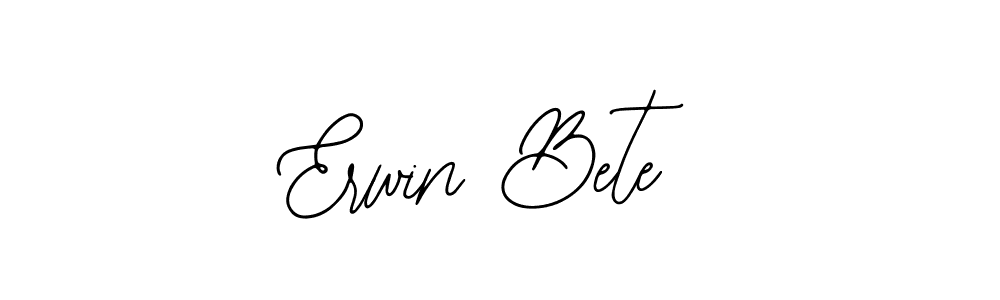 Also You can easily find your signature by using the search form. We will create Erwin Bete name handwritten signature images for you free of cost using Bearetta-2O07w sign style. Erwin Bete signature style 12 images and pictures png