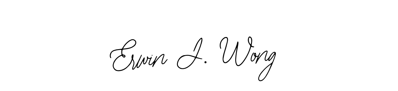 if you are searching for the best signature style for your name Erwin J. Wong. so please give up your signature search. here we have designed multiple signature styles  using Bearetta-2O07w. Erwin J. Wong signature style 12 images and pictures png