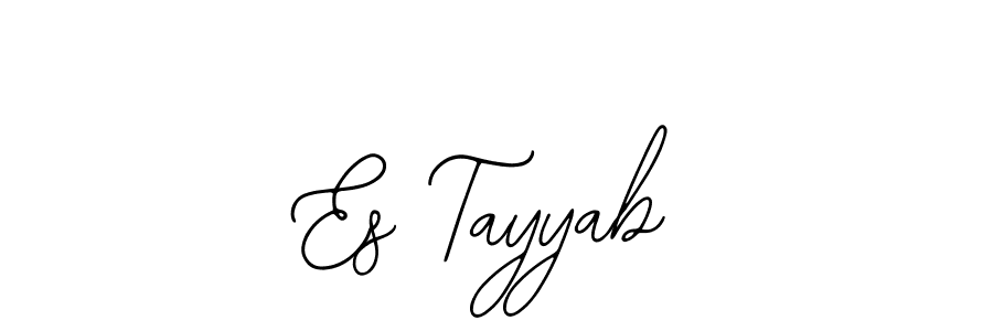 Use a signature maker to create a handwritten signature online. With this signature software, you can design (Bearetta-2O07w) your own signature for name Es Tayyab. Es Tayyab signature style 12 images and pictures png