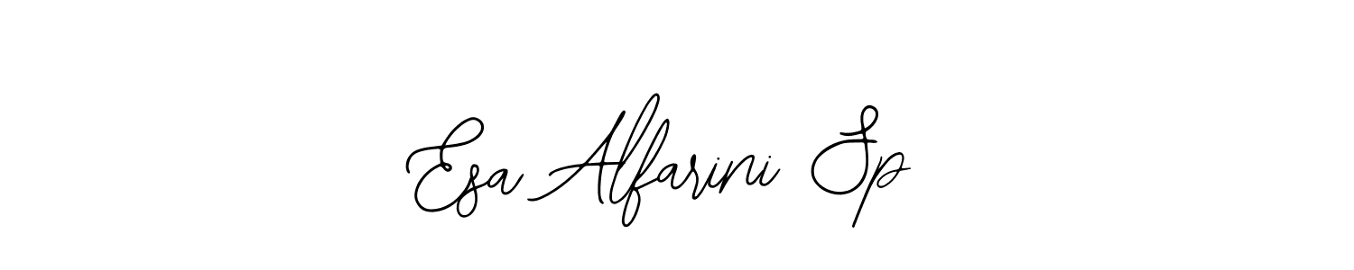 Create a beautiful signature design for name Esa Alfarini Sp. With this signature (Bearetta-2O07w) fonts, you can make a handwritten signature for free. Esa Alfarini Sp signature style 12 images and pictures png