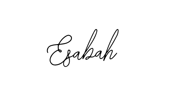 Bearetta-2O07w is a professional signature style that is perfect for those who want to add a touch of class to their signature. It is also a great choice for those who want to make their signature more unique. Get Esabah name to fancy signature for free. Esabah signature style 12 images and pictures png