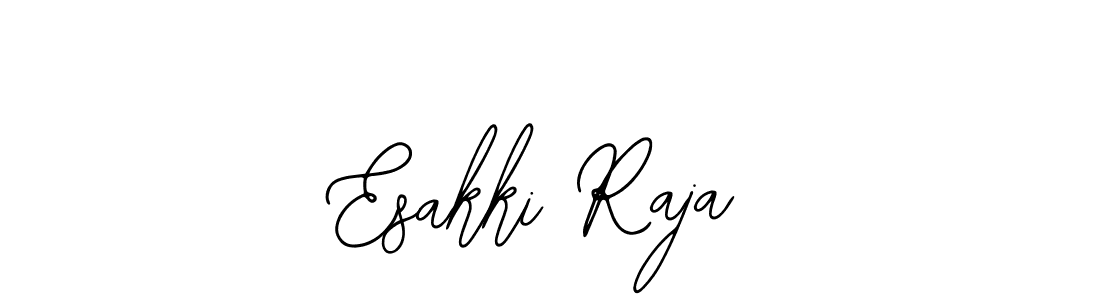 The best way (Bearetta-2O07w) to make a short signature is to pick only two or three words in your name. The name Esakki Raja include a total of six letters. For converting this name. Esakki Raja signature style 12 images and pictures png