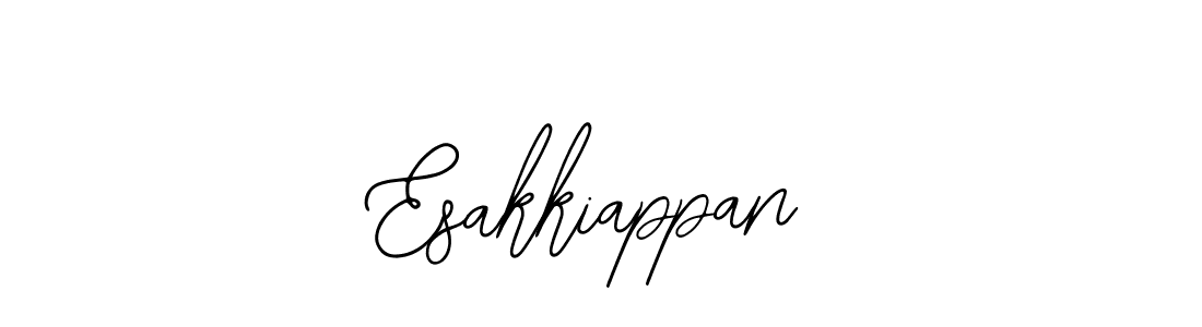 You should practise on your own different ways (Bearetta-2O07w) to write your name (Esakkiappan) in signature. don't let someone else do it for you. Esakkiappan signature style 12 images and pictures png