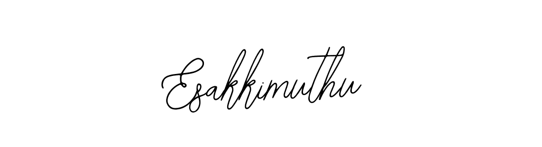 How to make Esakkimuthu name signature. Use Bearetta-2O07w style for creating short signs online. This is the latest handwritten sign. Esakkimuthu signature style 12 images and pictures png