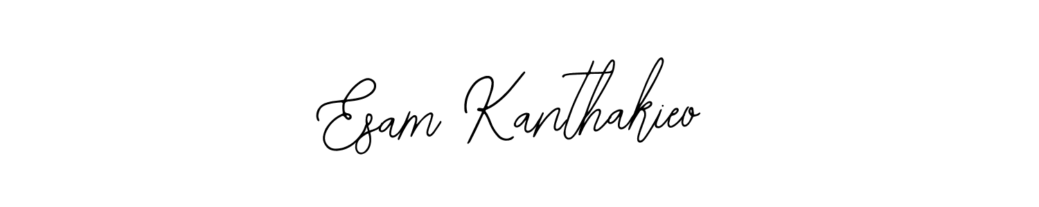 You should practise on your own different ways (Bearetta-2O07w) to write your name (Esam Kanthakieo) in signature. don't let someone else do it for you. Esam Kanthakieo signature style 12 images and pictures png