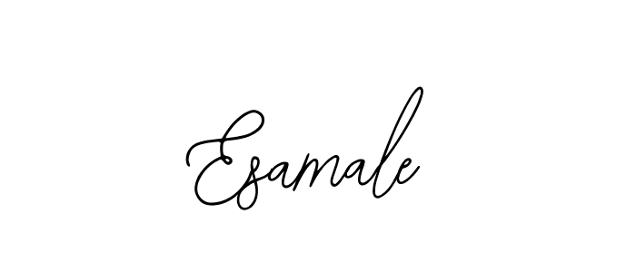 Design your own signature with our free online signature maker. With this signature software, you can create a handwritten (Bearetta-2O07w) signature for name Esamale. Esamale signature style 12 images and pictures png