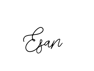 Use a signature maker to create a handwritten signature online. With this signature software, you can design (Bearetta-2O07w) your own signature for name Esan. Esan signature style 12 images and pictures png