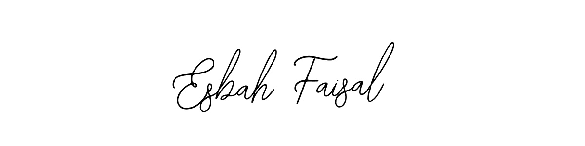 Create a beautiful signature design for name Esbah Faisal. With this signature (Bearetta-2O07w) fonts, you can make a handwritten signature for free. Esbah Faisal signature style 12 images and pictures png