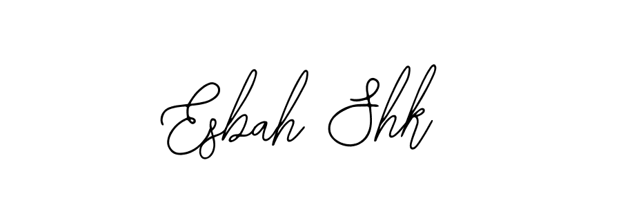 It looks lik you need a new signature style for name Esbah Shk. Design unique handwritten (Bearetta-2O07w) signature with our free signature maker in just a few clicks. Esbah Shk signature style 12 images and pictures png
