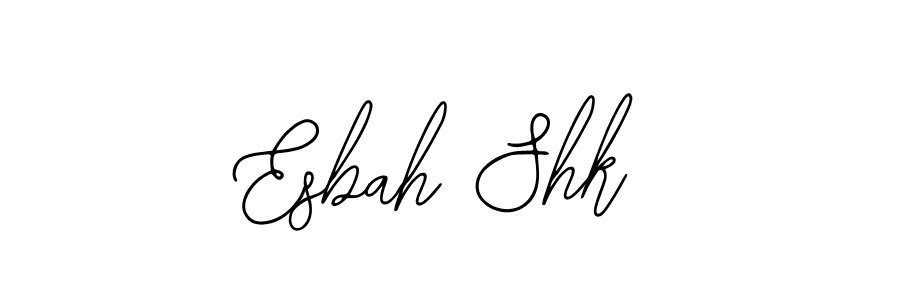 Create a beautiful signature design for name Esbah Shk. With this signature (Bearetta-2O07w) fonts, you can make a handwritten signature for free. Esbah Shk signature style 12 images and pictures png