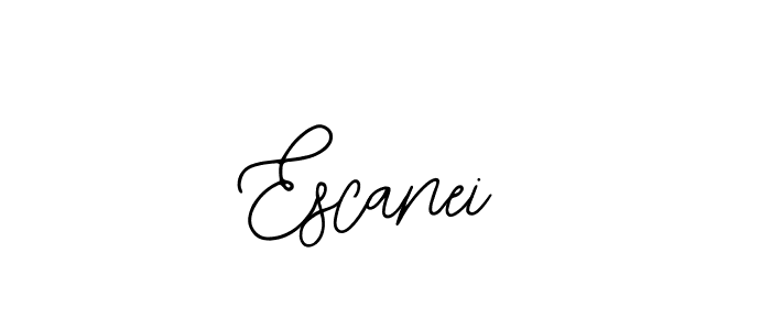 Similarly Bearetta-2O07w is the best handwritten signature design. Signature creator online .You can use it as an online autograph creator for name Escanei. Escanei signature style 12 images and pictures png