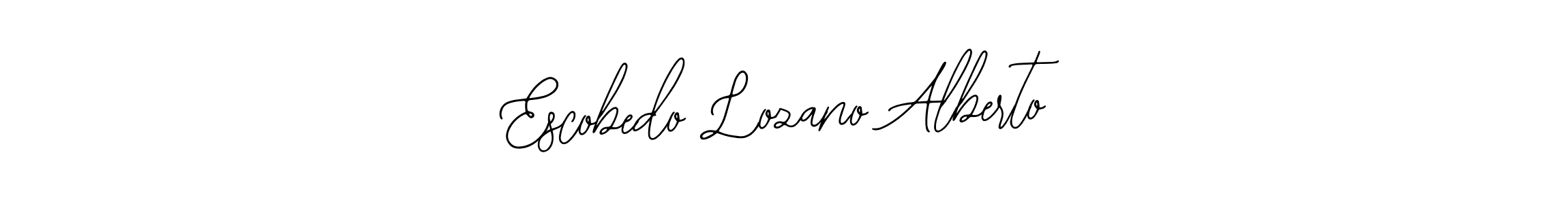 Create a beautiful signature design for name Escobedo Lozano Alberto. With this signature (Bearetta-2O07w) fonts, you can make a handwritten signature for free. Escobedo Lozano Alberto signature style 12 images and pictures png