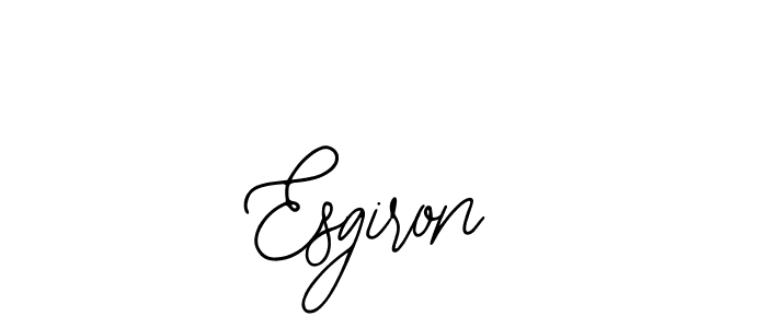 Also You can easily find your signature by using the search form. We will create Esgiron name handwritten signature images for you free of cost using Bearetta-2O07w sign style. Esgiron signature style 12 images and pictures png