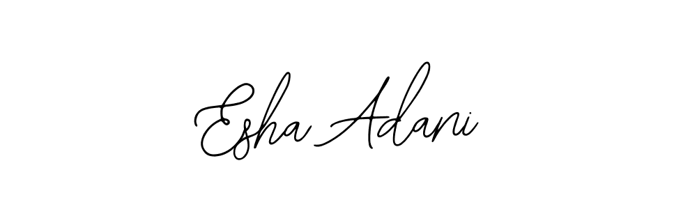 if you are searching for the best signature style for your name Esha Adani. so please give up your signature search. here we have designed multiple signature styles  using Bearetta-2O07w. Esha Adani signature style 12 images and pictures png