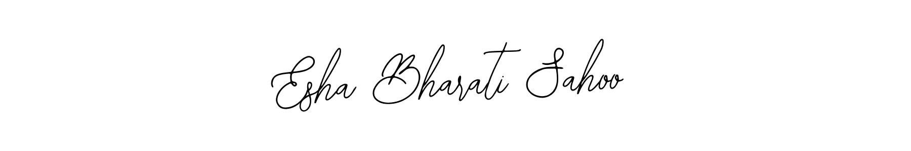 Similarly Bearetta-2O07w is the best handwritten signature design. Signature creator online .You can use it as an online autograph creator for name Esha Bharati Sahoo. Esha Bharati Sahoo signature style 12 images and pictures png