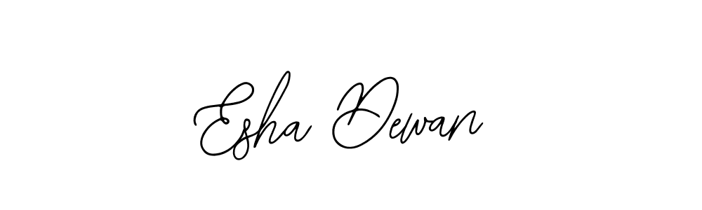 Esha Dewan stylish signature style. Best Handwritten Sign (Bearetta-2O07w) for my name. Handwritten Signature Collection Ideas for my name Esha Dewan. Esha Dewan signature style 12 images and pictures png