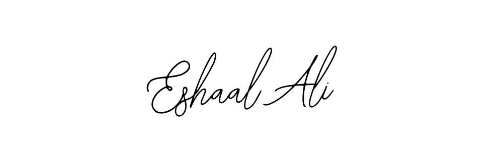 Design your own signature with our free online signature maker. With this signature software, you can create a handwritten (Bearetta-2O07w) signature for name Eshaal Ali. Eshaal Ali signature style 12 images and pictures png