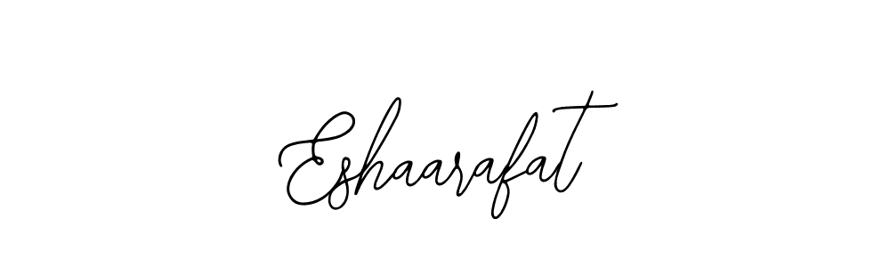 Use a signature maker to create a handwritten signature online. With this signature software, you can design (Bearetta-2O07w) your own signature for name Eshaarafat. Eshaarafat signature style 12 images and pictures png