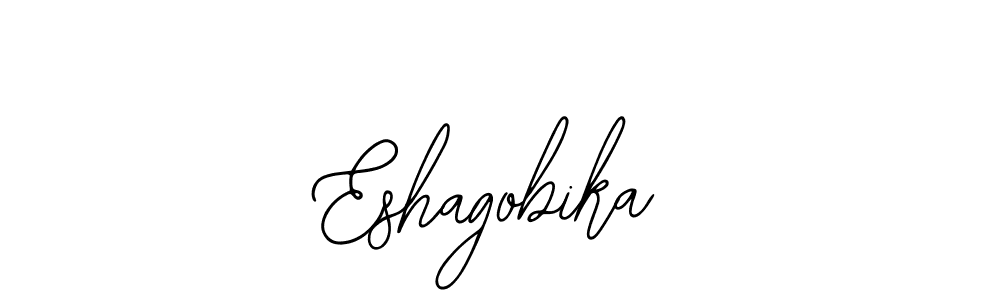 if you are searching for the best signature style for your name Eshagobika. so please give up your signature search. here we have designed multiple signature styles  using Bearetta-2O07w. Eshagobika signature style 12 images and pictures png