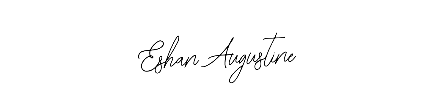 Create a beautiful signature design for name Eshan Augustine. With this signature (Bearetta-2O07w) fonts, you can make a handwritten signature for free. Eshan Augustine signature style 12 images and pictures png