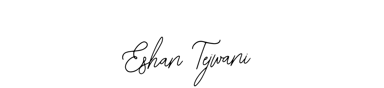 The best way (Bearetta-2O07w) to make a short signature is to pick only two or three words in your name. The name Eshan Tejwani include a total of six letters. For converting this name. Eshan Tejwani signature style 12 images and pictures png