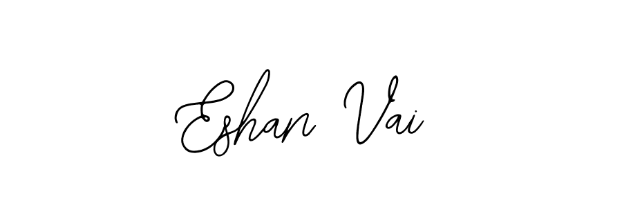 The best way (Bearetta-2O07w) to make a short signature is to pick only two or three words in your name. The name Eshan Vai include a total of six letters. For converting this name. Eshan Vai signature style 12 images and pictures png
