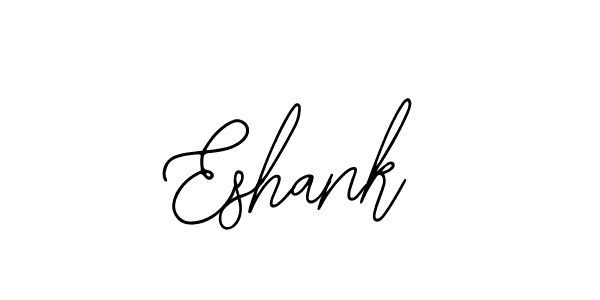 The best way (Bearetta-2O07w) to make a short signature is to pick only two or three words in your name. The name Eshank include a total of six letters. For converting this name. Eshank signature style 12 images and pictures png