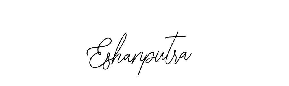 Design your own signature with our free online signature maker. With this signature software, you can create a handwritten (Bearetta-2O07w) signature for name Eshanputra. Eshanputra signature style 12 images and pictures png